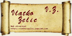 Vlatko Zelić vizit kartica